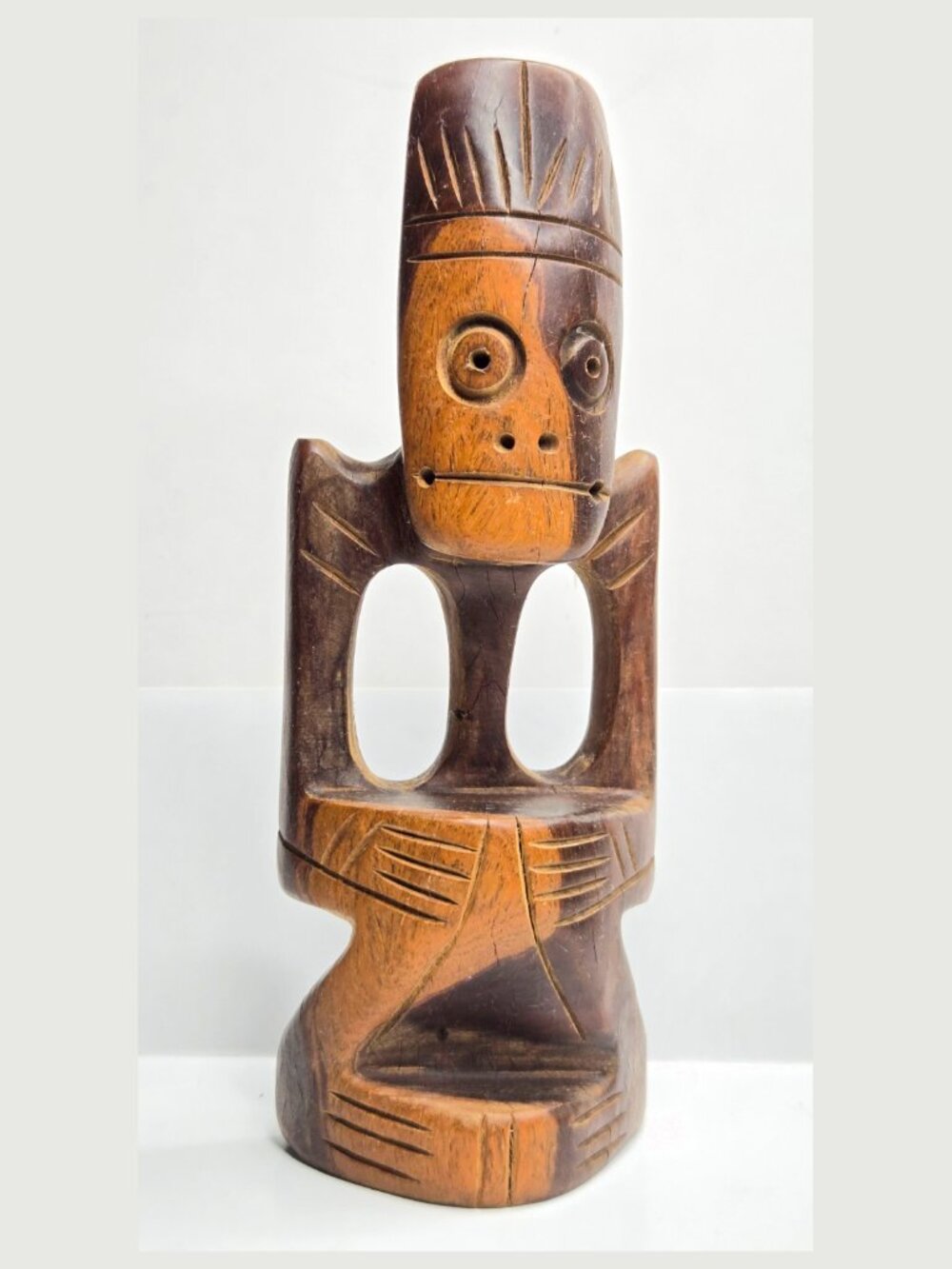 TIKI Sculpture Antique Totem Taino Culture Caribbean Indigenous People